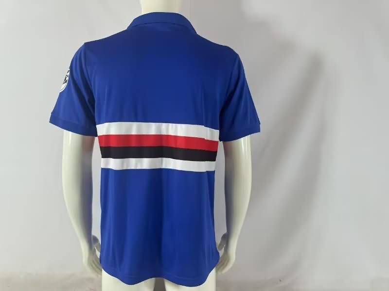 AAA(Thailand) Sampdoria 1983/88 Home Retro Soccer Jersey