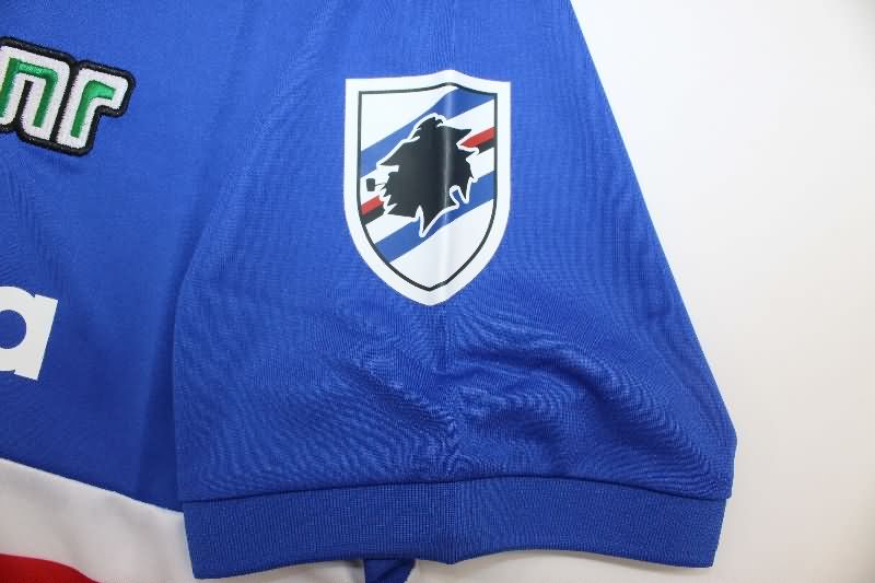 AAA(Thailand) Sampdoria 1983/88 Home Retro Soccer Jersey