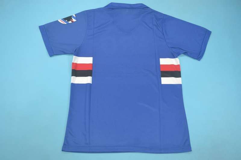 AAA(Thailand) Sampdoria 1990/91 Home Retro Soccer Jersey