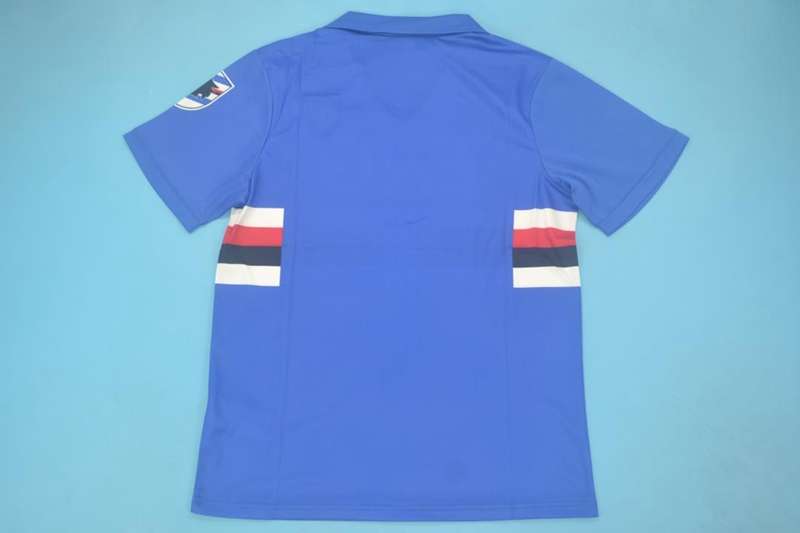 AAA(Thailand) Sampdoria 1991/92 Home Retro Soccer Jersey