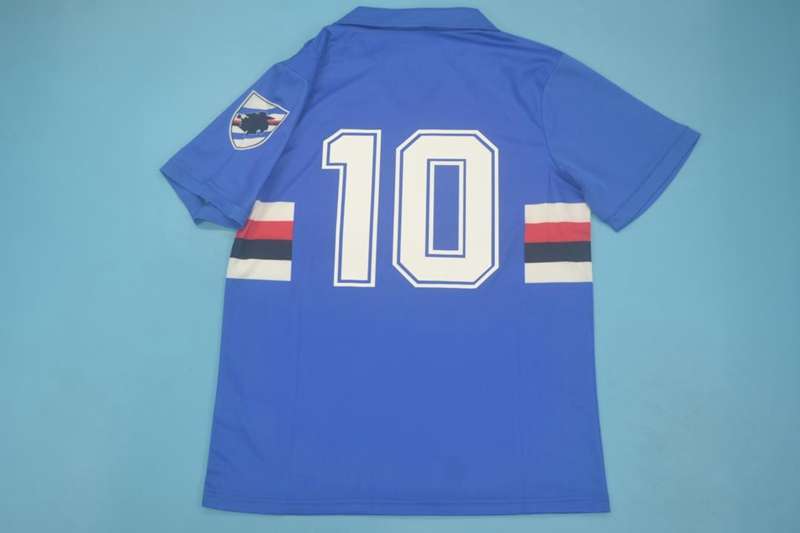 AAA(Thailand) Sampdoria 1991/92 Home Retro Soccer Jersey