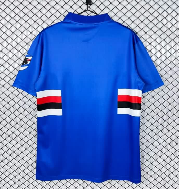 AAA(Thailand) Sampdoria 1993/94 Home Retro Soccer Jersey