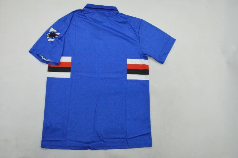 AAA(Thailand) Sampdoria 1993/94 Home Retro Soccer Jersey