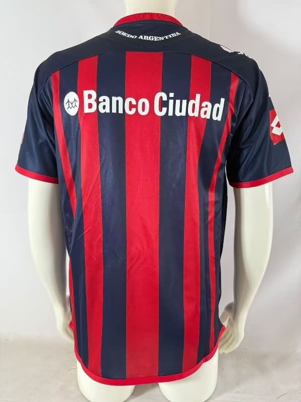 AAA(Thailand) San Lorenzo 2013/14 Home Retro Soccer Jersey