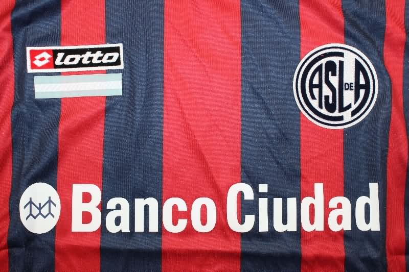AAA(Thailand) San Lorenzo 2013/14 Home Retro Soccer Jersey
