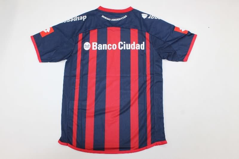 AAA(Thailand) San Lorenzo 2013/14 Home Retro Soccer Jersey