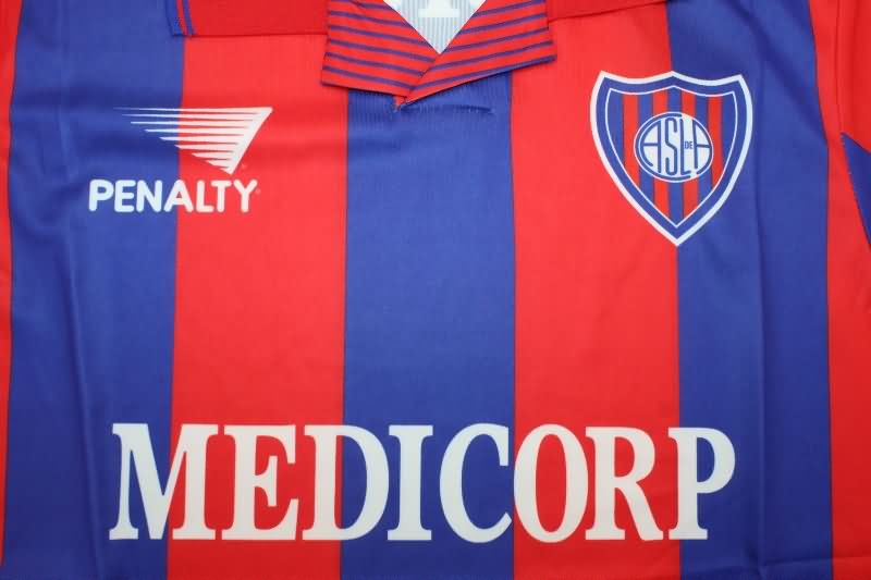 AAA(Thailand) San Lorenzo 1994/95 Home Retro Soccer Jersey
