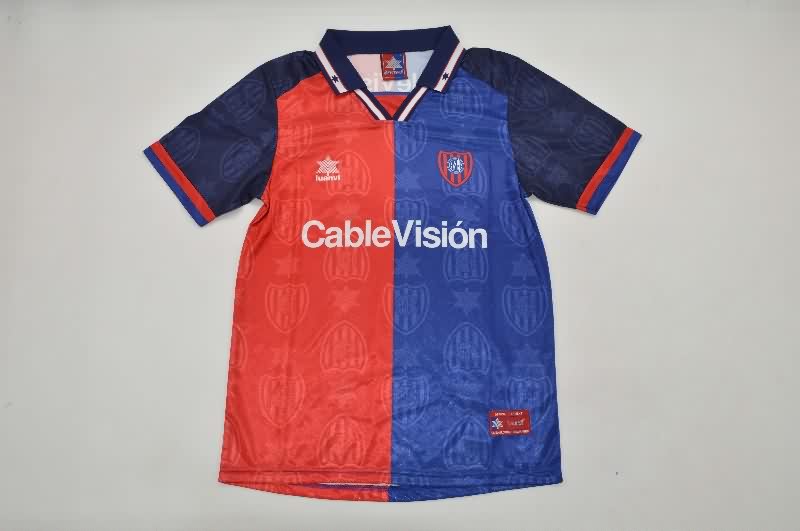 AAA(Thailand) San Lorenzo 1999/00 Home Retro Soccer Jersey