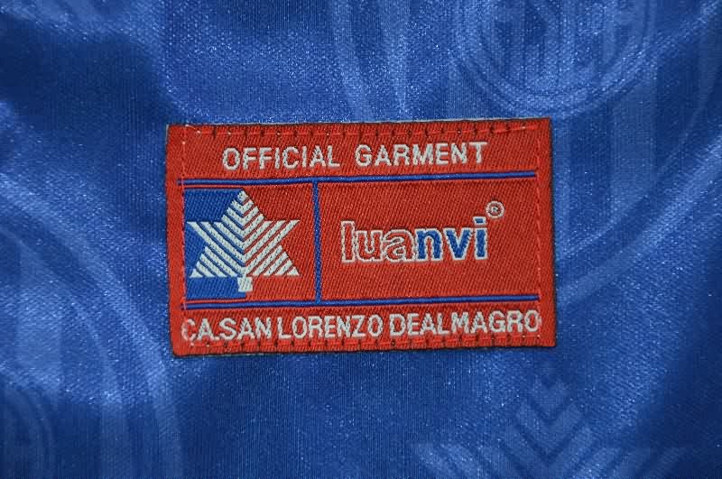 AAA(Thailand) San Lorenzo 1999/00 Home Retro Soccer Jersey