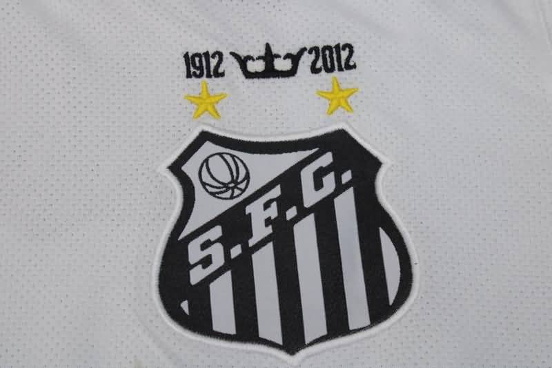 AAA(Thailand) Santos 2011/12 Retro Home Soccer Jersey