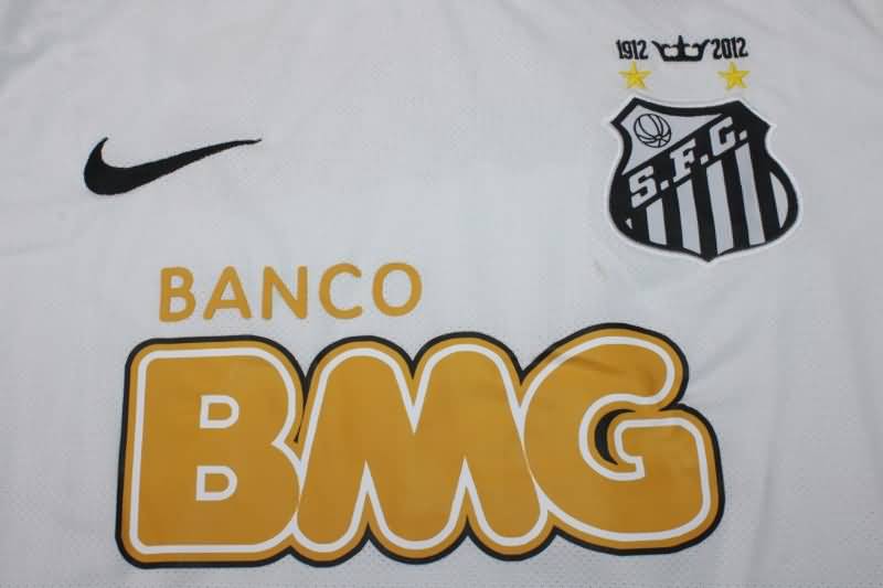 AAA(Thailand) Santos 2011/12 Retro Home Soccer Jersey