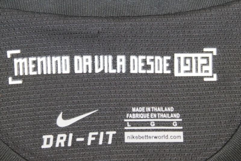AAA(Thailand) Santos 2012/13 Black Retro Soccer Jersey