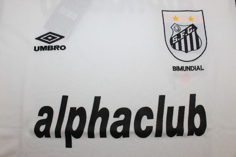 AAA(Thailand) Santos 2000 Home Retro Soccer Jersey