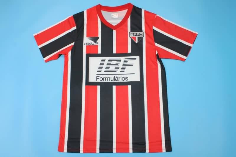 AAA(Thailand) Sao Paulo 1991 Away Retro Soccer Jersey