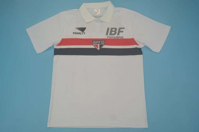 AAA(Thailand) Sao Paulo 1991 Home Retro Soccer Jersey