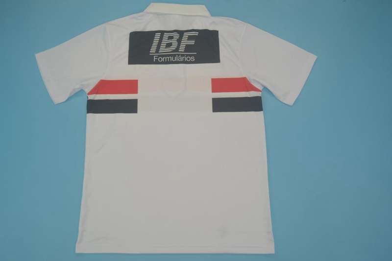 AAA(Thailand) Sao Paulo 1991 Home Retro Soccer Jersey