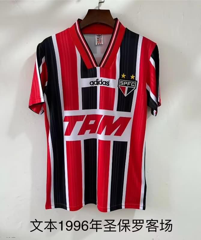 AAA(Thailand) Sao Paulo 1996 Away Retro Soccer Jersey