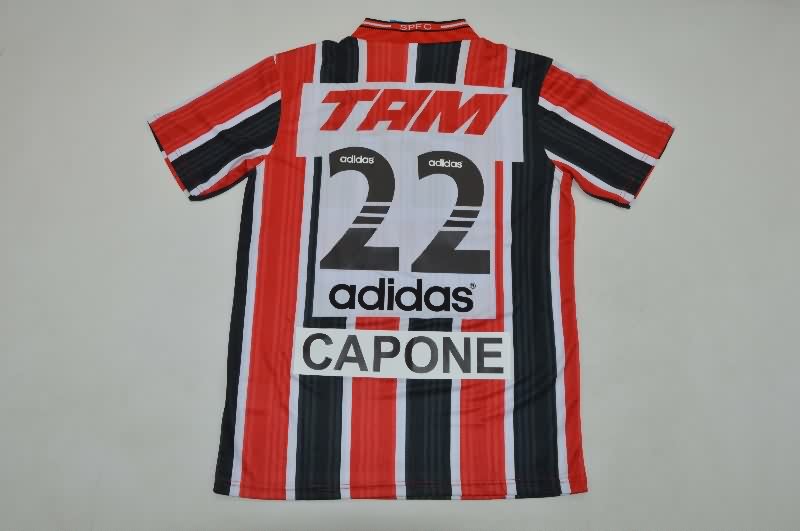 AAA(Thailand) Sao Paulo 1996 Away Retro Soccer Jersey