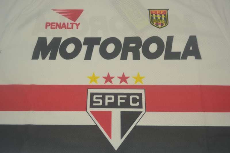 AAA(Thailand) Sao Paulo 2000 Home Retro Soccer Jersey