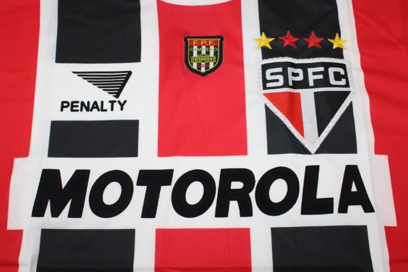 AAA(Thailand) Sao Paulo 1999/00 Away Retro Soccer Jersey