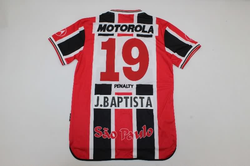 AAA(Thailand) Sao Paulo 1999/00 Away Retro Soccer Jersey