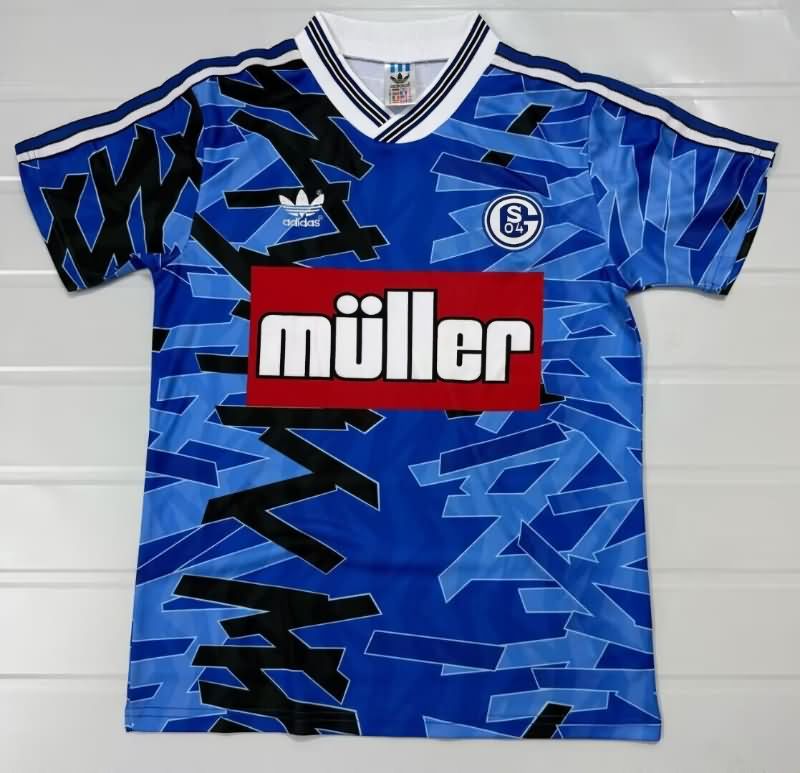 AAA(Thailand) Schalke 04 1993/94 Home Retro Soccer Jersey