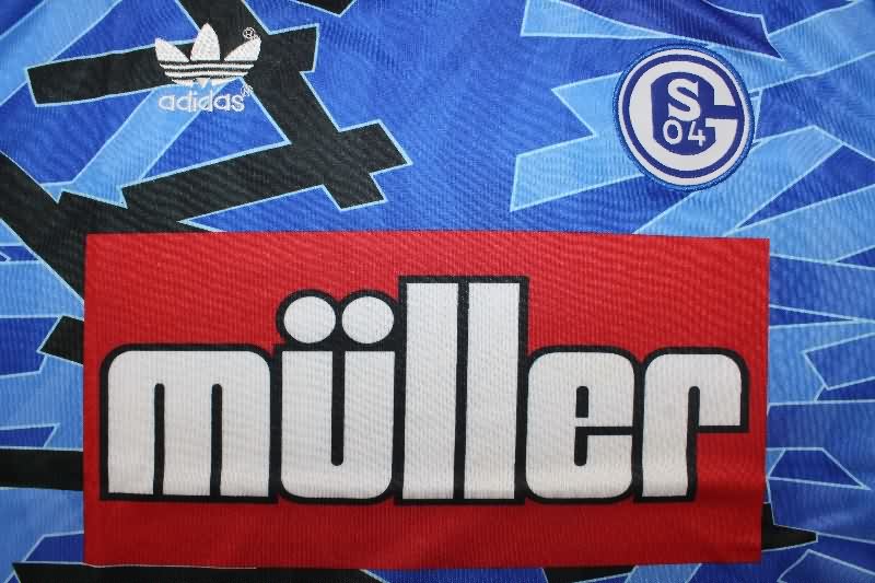 AAA(Thailand) Schalke 04 1993/94 Home Retro Soccer Jersey