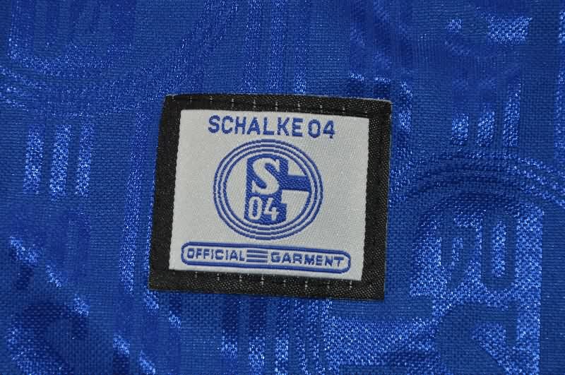 AAA(Thailand) Schalke 04 1996/97 Home Retro Soccer Jersey