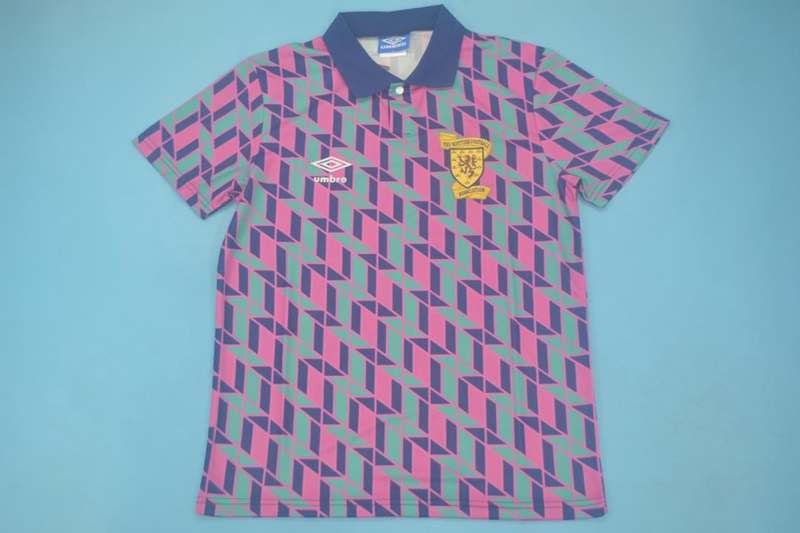AAA(Thailand) Scotland 1990 Away Retro Soccer Jersey