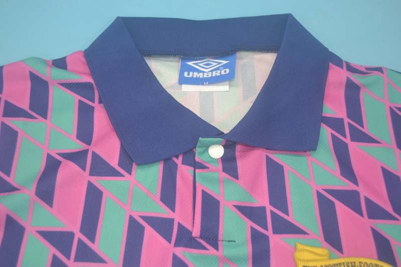 AAA(Thailand) Scotland 1990 Away Retro Soccer Jersey