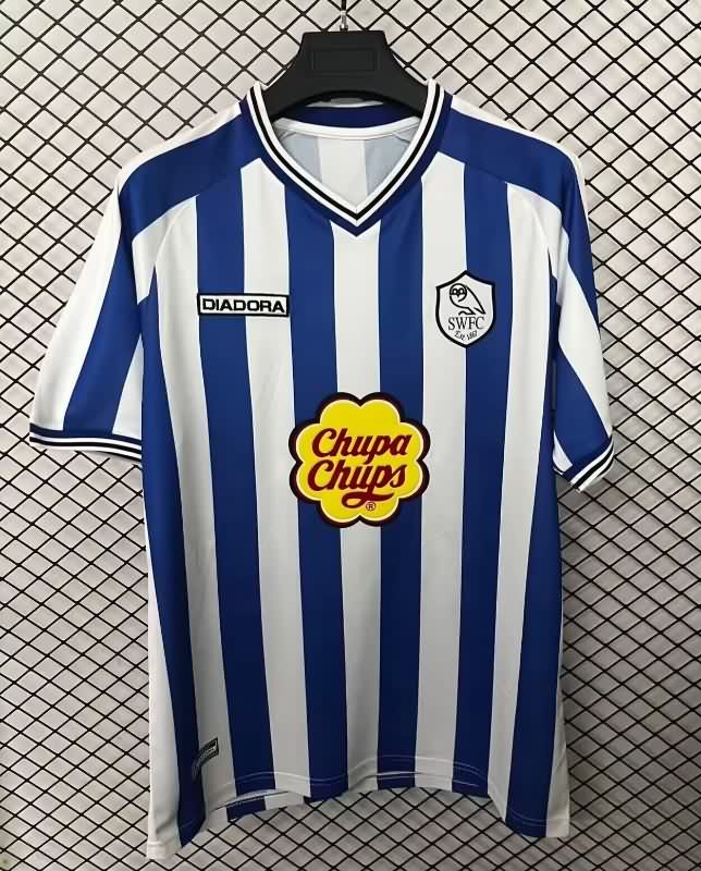 AAA(Thailand) Sheffield Wednesday 2001/03 Home Retro Soccer Jersey