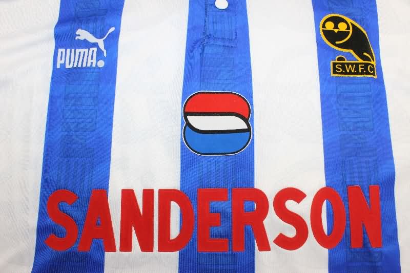 AAA(Thailand) Sheffield Wednesday 1993/95 Home Retro Soccer Jersey