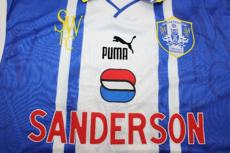 AAA(Thailand) Sheffield Wednesday 1995/97 Home Retro Soccer Jersey