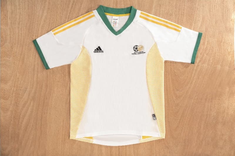 AAA(Thailand) South Africa 2002 Away Retro Soccer Jersey AAA(Thailand) South Africa 2002 Away Retro Soccer Jersey
