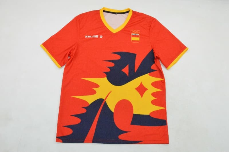 AAA(Thailand) Spain 1992 Home Olympia Retro Soccer Jersey