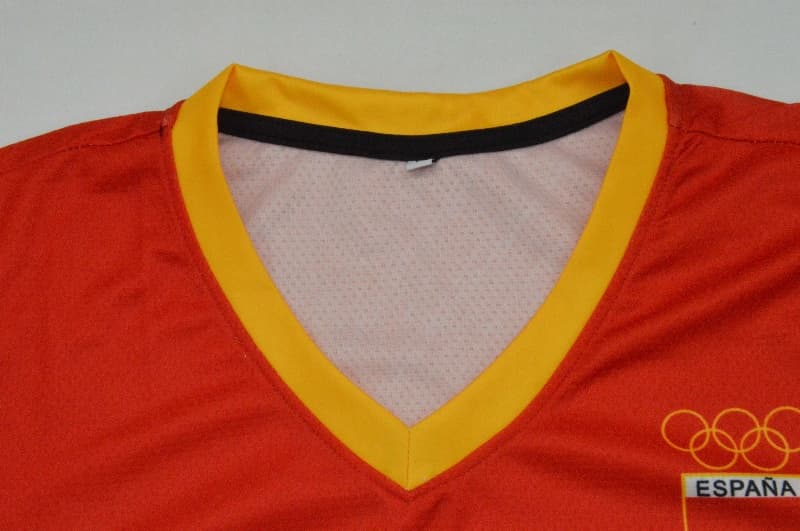 AAA(Thailand) Spain 1992 Home Olympia Retro Soccer Jersey