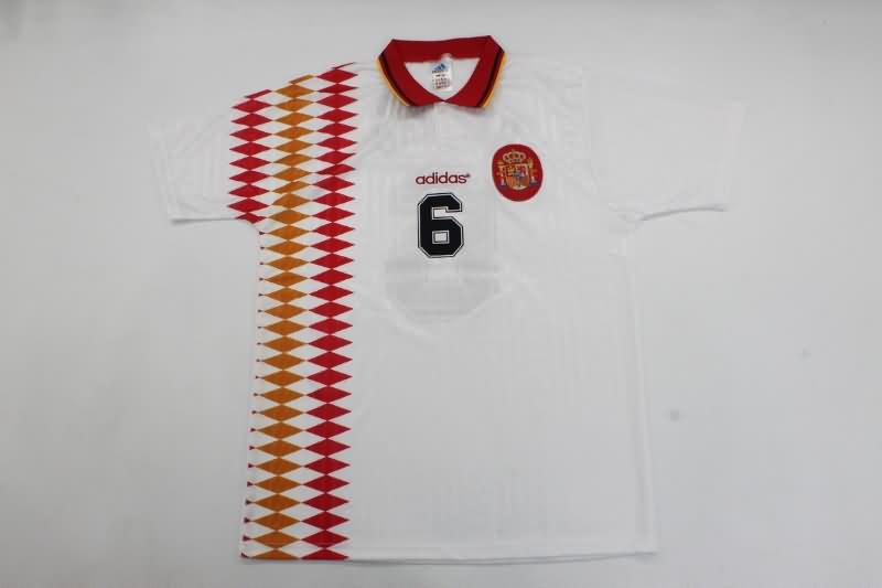 AAA(Thailand) Spain 1994 Away Retro Soccer Jersey