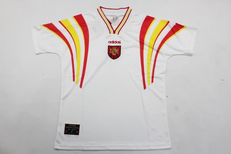 AAA(Thailand) Spain 1996 Away Retro Soccer Jersey