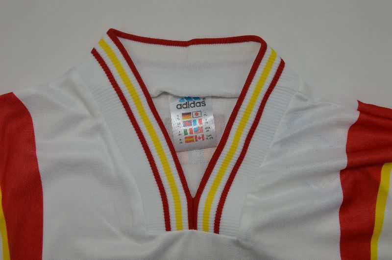 AAA(Thailand) Spain 1996 Away Retro Long Sleeve Soccer Jersey