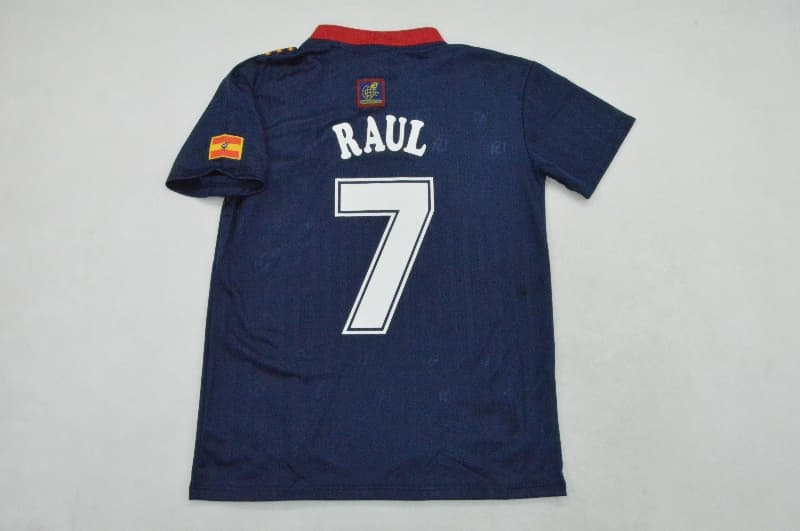 AAA(Thailand) Spain 1996 Third Retro Soccer Jersey