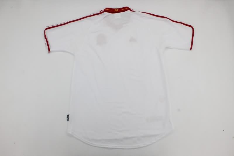 AAA(Thailand) Spain 2000 Away Retro Soccer Jersey