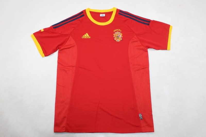 AAA(Thailand) Spain 2002 Home Retro Soccer Jersey