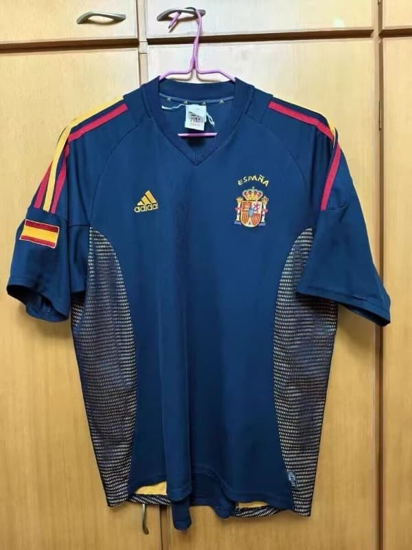 AAA(Thailand) Spain 2002 Third Retro Soccer Jersey AAA(Thailand) Spain 2002 Third Retro Soccer Jersey
