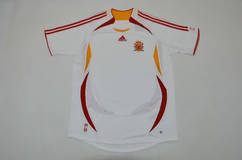 AAA(Thailand) Spain 2006 Away Retro Soccer Jersey