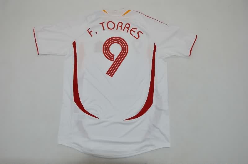 AAA(Thailand) Spain 2006 Away Retro Soccer Jersey