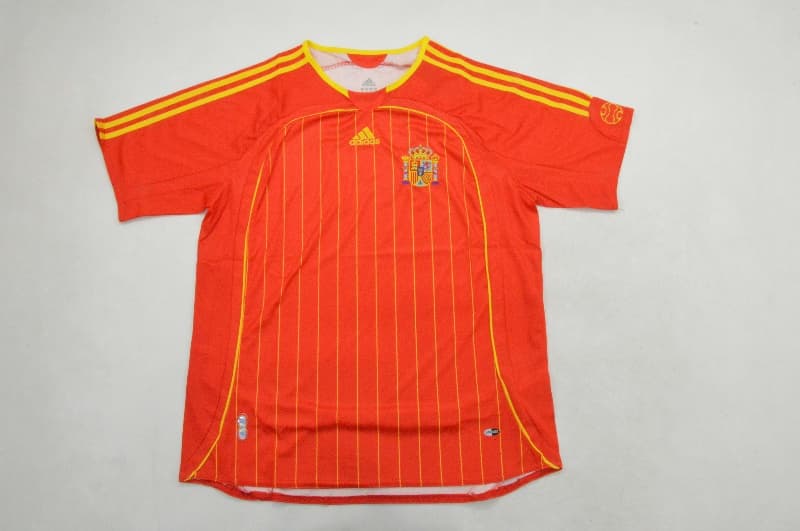 AAA(Thailand) Spain 2006 Home Retro Soccer Jersey AAA(Thailand) Spain 2006 Home Retro Soccer Jersey