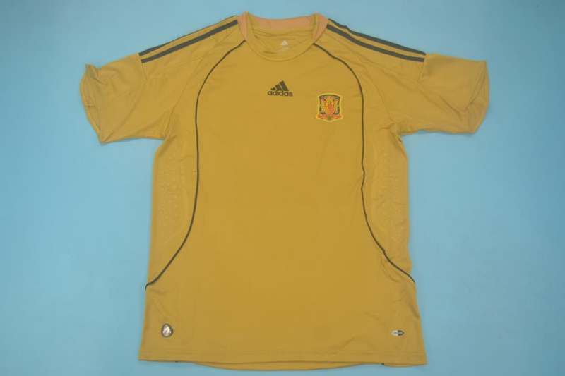 AAA(Thailand) Spain 2008 Away Retro Soccer Jersey