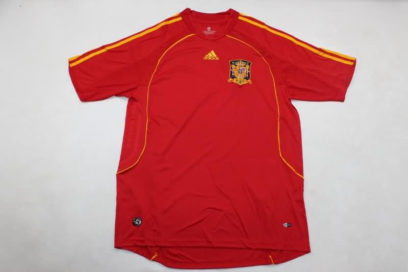 AAA(Thailand) Spain 2008 Home Retro Soccer Jersey