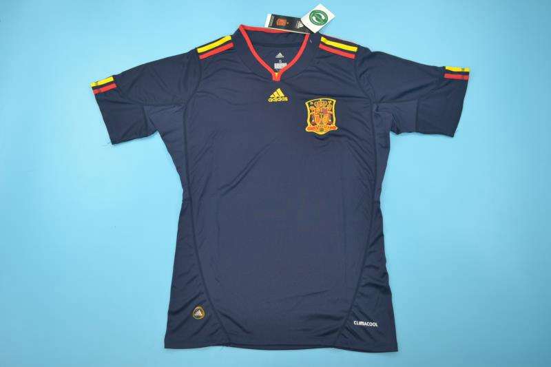 AAA(Thailand) Spain 2010 Away Retro Soccer Jersey