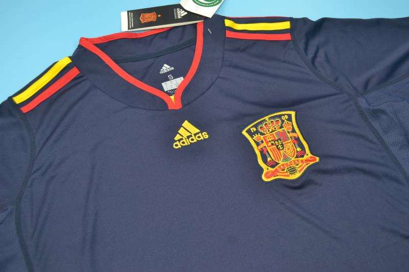 AAA(Thailand) Spain 2010 Away Retro Soccer Jersey